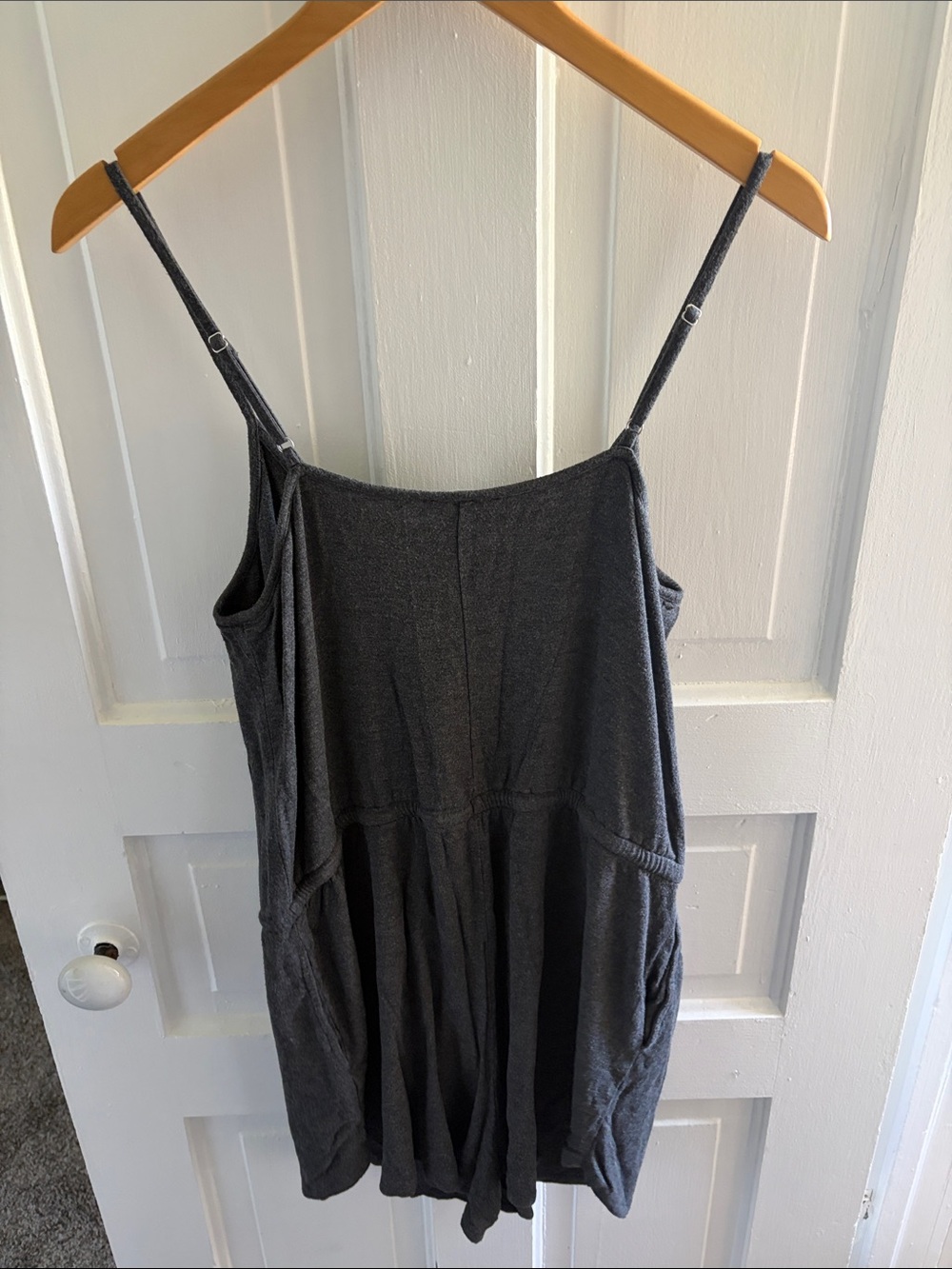 🔥Colsie Charcoal Button-Front Romper🔥 - Picture 4 of 4